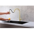 Elegant Kitchen and Bath Lucas Stainless Steel Kitchen Faucet in Brushed Gold