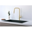 Elegant Kitchen and Bath Noor Stainless Steel Kitchen Faucet in Brushed Gold