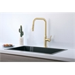 Elegant Kitchen and Bath Noor Stainless Steel Kitchen Faucet in Brushed Gold