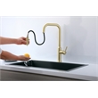 Elegant Kitchen and Bath Noor Stainless Steel Kitchen Faucet in Brushed Gold