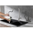 Elegant Kitchen and Bath Noor Stainless Steel Kitchen Faucet in Brushed Nickel