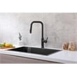 Elegant Kitchen and Bath Noor Stainless Steel Kitchen Faucet in Matte Black