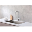 Elegant Kitchen and Bath Noor Stainless Steel Kitchen Faucet in Chrome