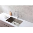 Elegant Kitchen and Bath Noor Stainless Steel Kitchen Faucet in Chrome