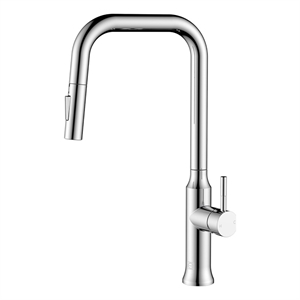Elegant Kitchen and Bath Noor Stainless Steel Kitchen Faucet in Chrome