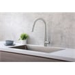 Elegant Kitchen and Bath Lucas Stainless Steel Kitchen Faucet in Brushed Nickel