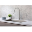 Elegant Kitchen and Bath Lucas Stainless Steel Kitchen Faucet in Brushed Nickel