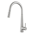 Elegant Kitchen and Bath Lucas Stainless Steel Kitchen Faucet in Brushed Nickel
