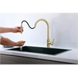 Elegant Kitchen and Bath Jack Stainless Steel Kitchen Faucet in Brushed Gold