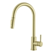 Elegant Kitchen and Bath Jack Stainless Steel Kitchen Faucet in Brushed Gold