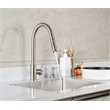 Elegant Kitchen and Bath Jack Stainless Steel Kitchen Faucet in Brushed Nickel