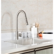 Elegant Kitchen and Bath Jack Stainless Steel Kitchen Faucet in Brushed Nickel