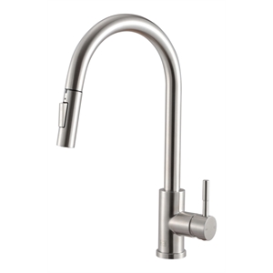 Elegant Kitchen and Bath Jack Stainless Steel Kitchen Faucet in Brushed Nickel