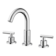 Elegant Kitchen and Bath Leah Brass Double Handle Bathroom Faucet in Chrome