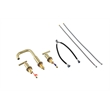 Elegant Kitchen and Bath Tobias Brass Double Handle Bathroom Faucet in Gold