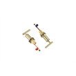 Elegant Kitchen and Bath Tobias Brass Double Handle Bathroom Faucet in Gold