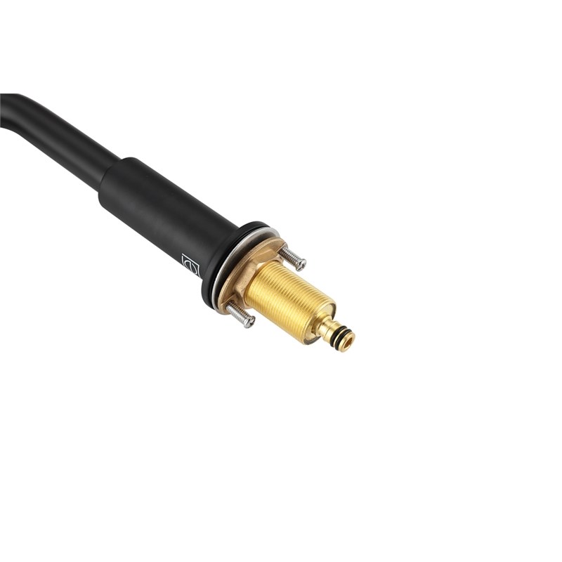 Elegant Kitchen and Bath Tobias Brass Double Handle Bathroom Faucet in Black