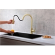 Elegant Kitchen and Bath Luca Stainless Steel Kitchen Faucet in Brushed Gold