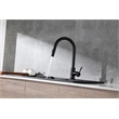Elegant Kitchen and Bath Luca Stainless Steel Kitchen Faucet in Matte Black