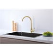 Elegant Kitchen and Bath Finn Stainless Steel Kitchen Faucet in Brushed Gold