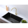 Elegant Kitchen and Bath Finn Stainless Steel Kitchen Faucet in Brushed Gold