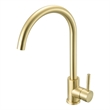 Elegant Kitchen and Bath Finn Stainless Steel Kitchen Faucet in Brushed Gold