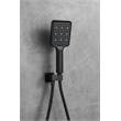 Elegant Kitchen and Bath Petar Brass Shower Faucet System in Black