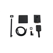 Elegant Kitchen and Bath Petar Brass Shower Faucet System in Black