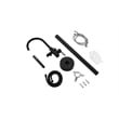 Elegant Kitchen and Bath Steven Brass Floor Mounted Tub Faucet in Matte Black