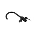 Elegant Kitchen and Bath Steven Brass Floor Mounted Tub Faucet in Matte Black