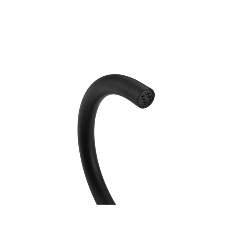 Elegant Kitchen and Bath Steven Brass Floor Mounted Tub Faucet in Matte Black