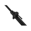 Elegant Kitchen and Bath Steven Brass Floor Mounted Tub Faucet in Matte Black