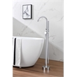 Elegant Kitchen and Bath Steven Brass Floor Mounted Tub Faucet in Chrome