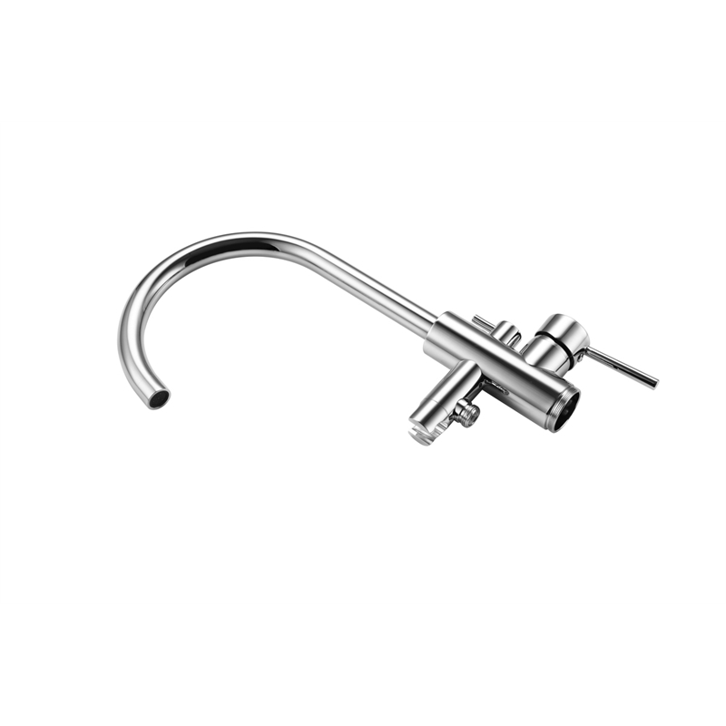 Elegant Kitchen and Bath Steven Brass Floor Mounted Tub Faucet in Chrome