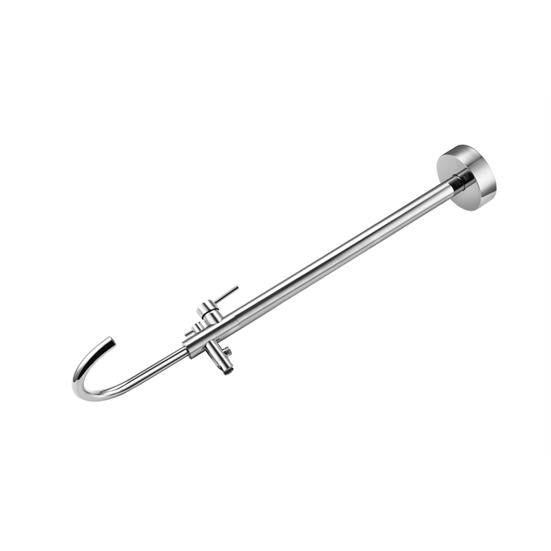 Elegant Kitchen and Bath Steven Brass Floor Mounted Tub Faucet in Chrome