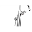 Elegant Kitchen and Bath Steven Brass Floor Mounted Tub Faucet in Chrome
