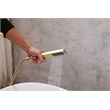 Elegant Kitchen and Bath Henry Brass Floor Mounted Tub Faucet in Brushed Gold