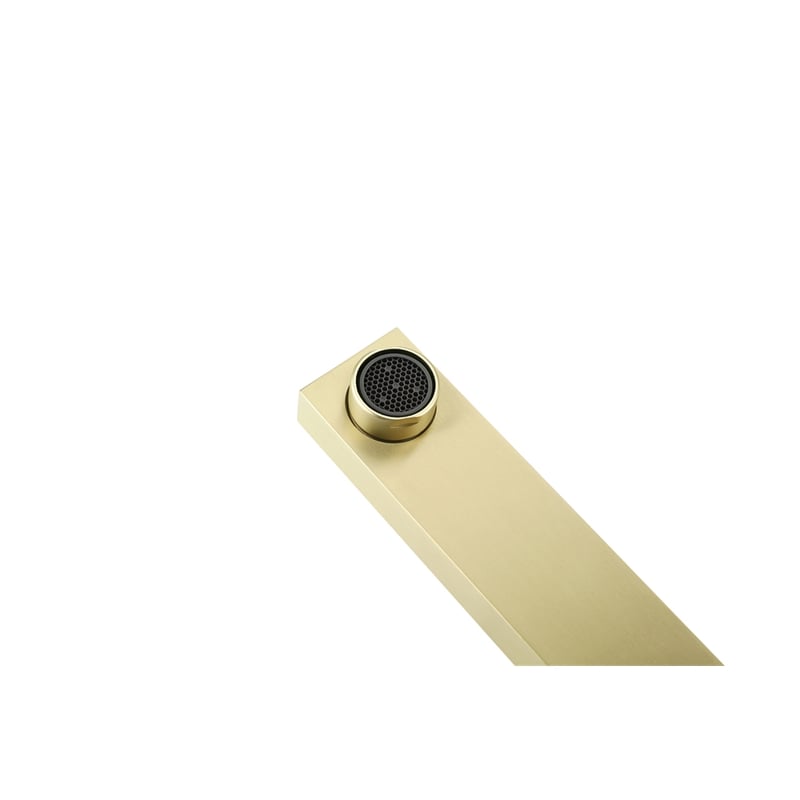 Elegant Kitchen and Bath Henry Brass Floor Mounted Tub Faucet in Brushed Gold