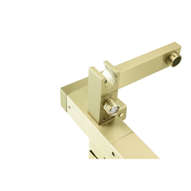 Elegant Kitchen and Bath Henry Brass Floor Mounted Tub Faucet in Brushed Gold