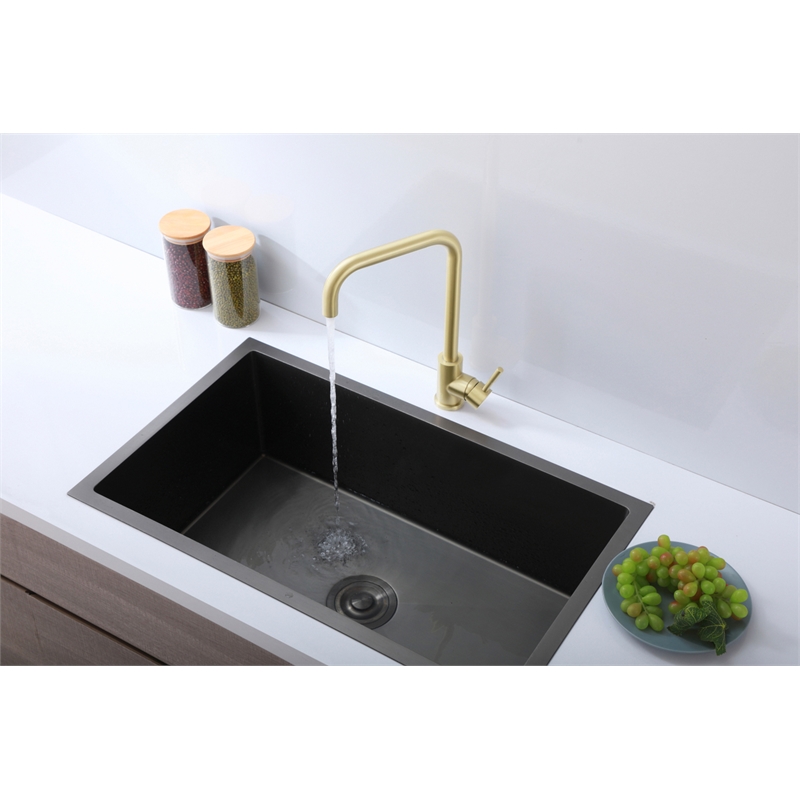 Elegant Kitchen and Bath Levi Stainless Steel Kitchen Faucet in Brushed Gold