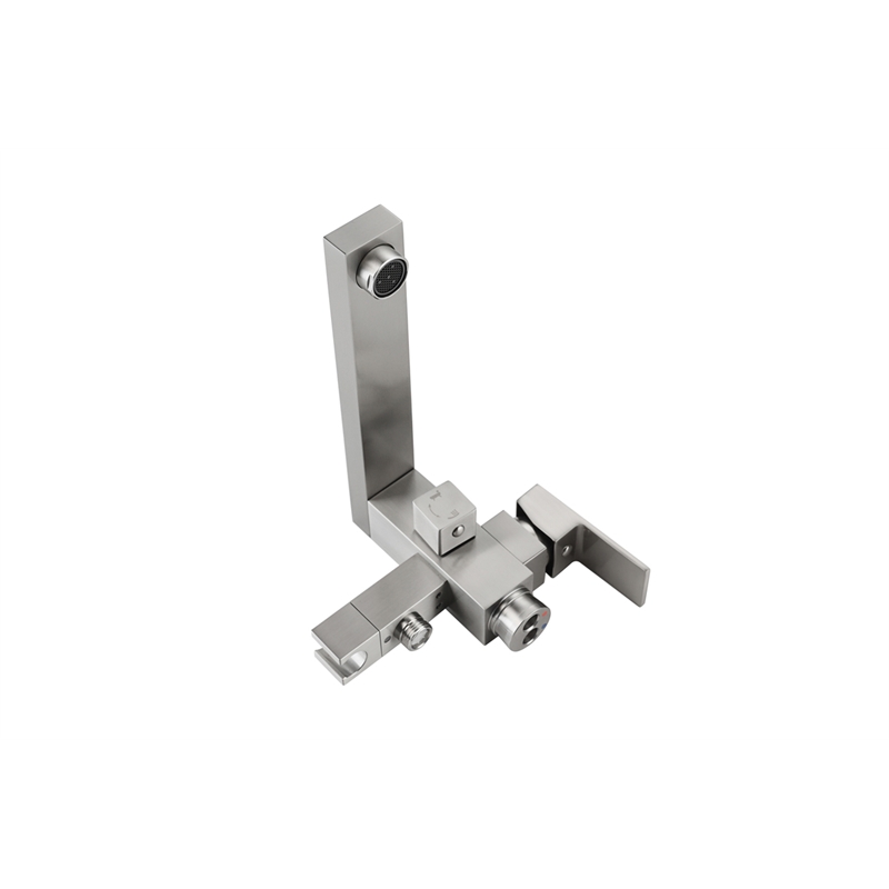 Elegant Kitchen and Bath Henry Brass Floor Mounted Tub Faucet in Brushed Nickel