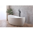 Elegant Kitchen and Bath Henry Brass Floor Mounted Tub Faucet in Matte Black