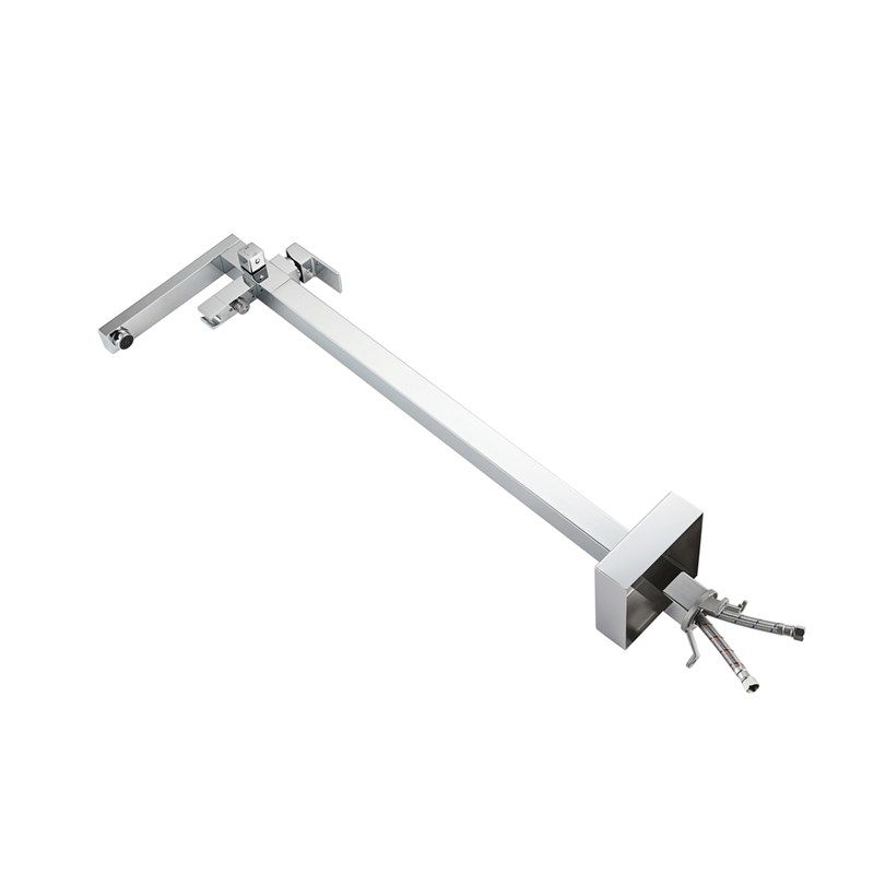 Elegant Kitchen and Bath Henry Brass Floor Mounted Tub Faucet in Chrome