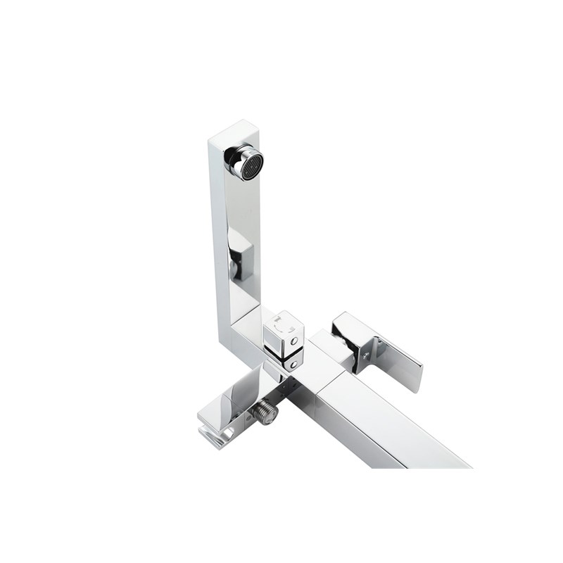 Elegant Kitchen and Bath Henry Brass Floor Mounted Tub Faucet in Chrome