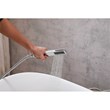 Elegant Kitchen and Bath Henry Brass Floor Mounted Tub Faucet in Chrome