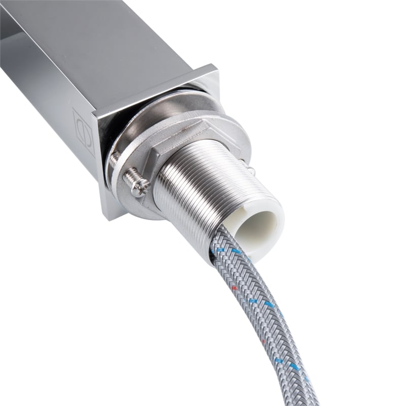 Elegant Kitchen and Bath Jakob Stainless Steel Bathroom Faucet in Chrome