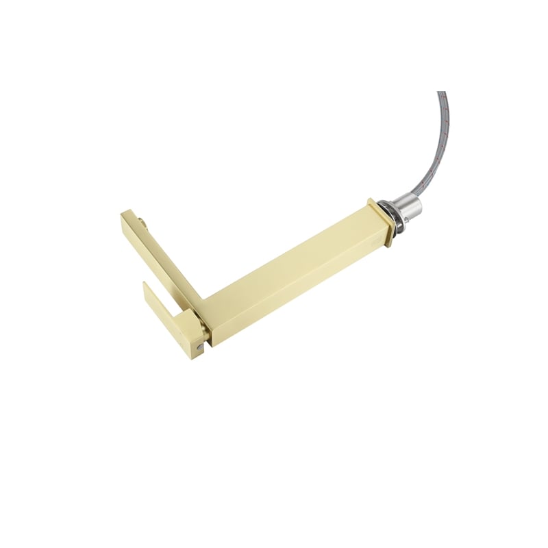 Elegant Kitchen and Bath Jakob Stainless Steel Bathroom Faucet in Brushed Gold