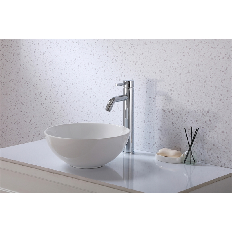 Elegant Kitchen and Bath Victor Stainless Steel Bathroom Faucet in Chrome