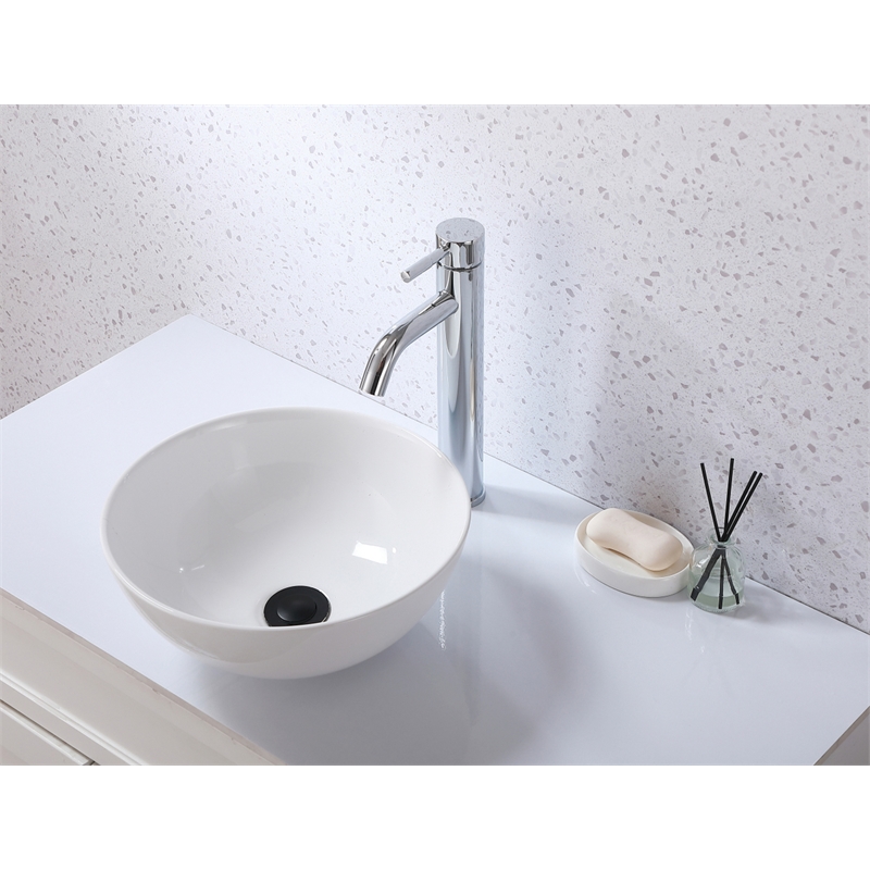 Elegant Kitchen and Bath Victor Stainless Steel Bathroom Faucet in Chrome