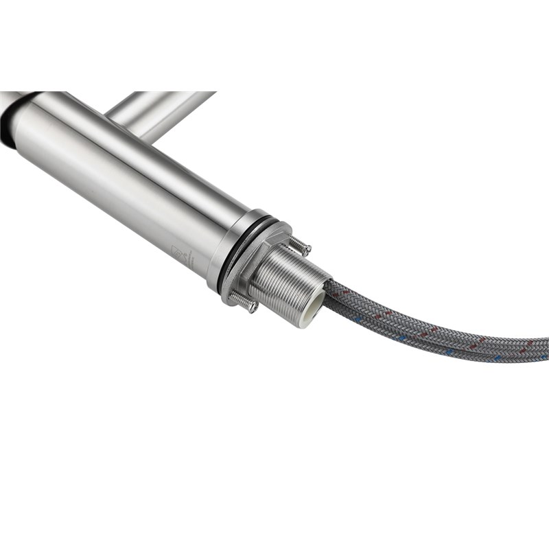 Elegant Kitchen and Bath Mia Stainless Steel Bathroom Faucet in Brushed Nickel